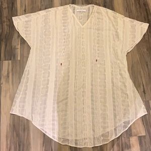 Hunter Bell White Coverup